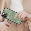 Sage Green Warped Checkered Pattern Magnetic Phone Case For APPLE iPhone 17 Air 16 14 13 12 Pro Max 15 Plus MagSafe Cover