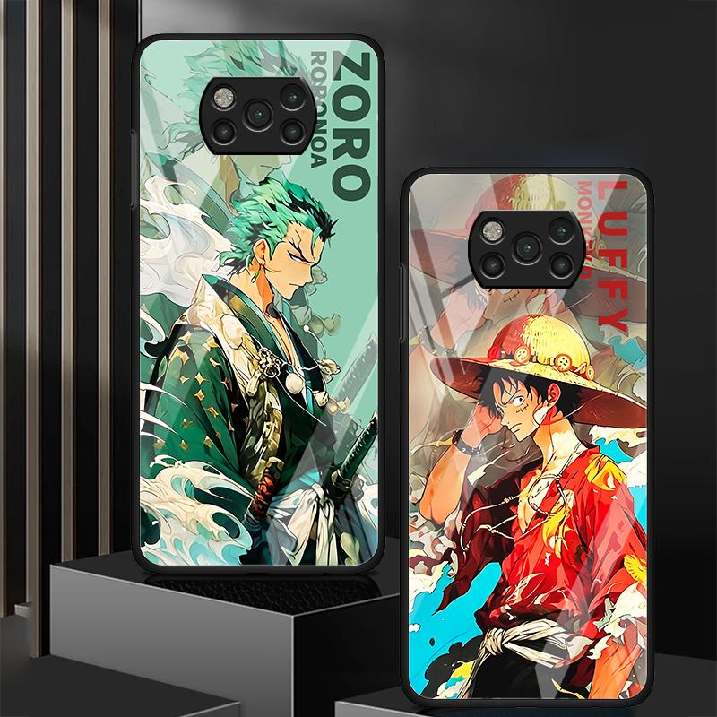Phone Cover Case for Xiaomi Poco X6 M3 M4 X3 Pro X4 F5 X7 Pro X5 C40 F4 F3 M5 OneS P-ieceS Luffy Zoro