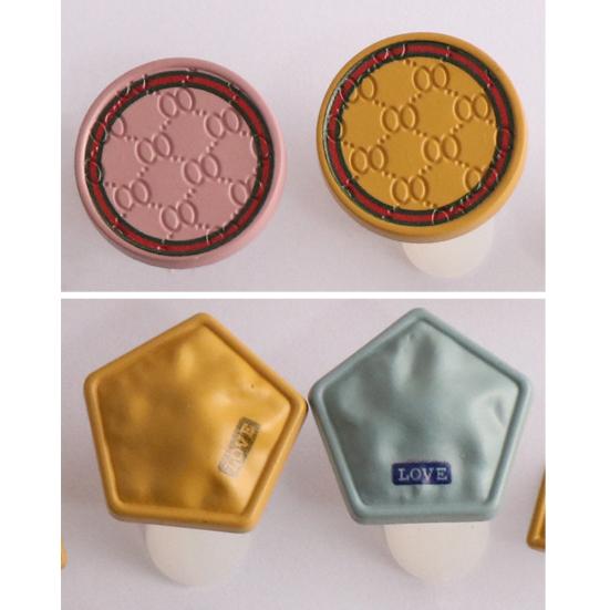 8Pcs/Set Square Heart Shape Silicone Toe Separators Pedicure DIY Nail Art Tool