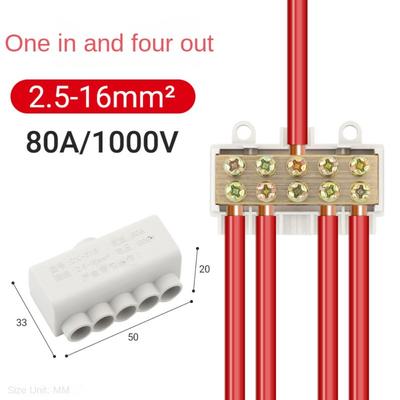 Hochleistungs-Splitter Schnellverbinder Klemmenblock Elektrische Kabelverteilerdose ZK-316/506/516/1310/1316 Steckverbinder