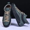 Big Size 46 47 48 Autumn Winter New Soft Comfortable Leather Men Ankle Boots Outdoor High-top Hiking Walking Casual Shoes