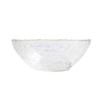 ZISIZ Transparent Glass Glacier Salad Bowl (2-Pack)