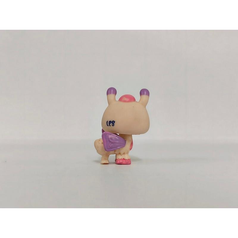 LPS Figure Yellow Purple Bee Blue eyes #2089 Small Pet Shop Kid toy