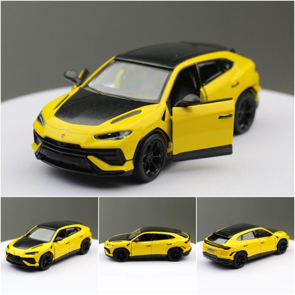 Lekebilmodell 1/40 Lamborghini URUS SUV Sport Diecast Alloy Miniatyr kjøretøysamling Gave til barn Gutter Barn