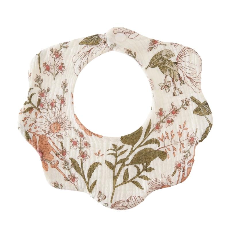 Baby Bib Absorbent Cotton Bandana Bib Unisex Baby Bib Multiple Pattern Designs Baby Bib for Infant Drooling Needs