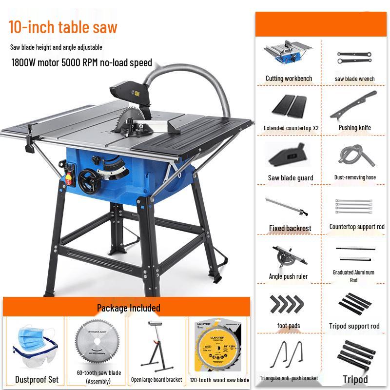 Jiasuer Multi-functional Electric Table Saw CN plug (adapter included)