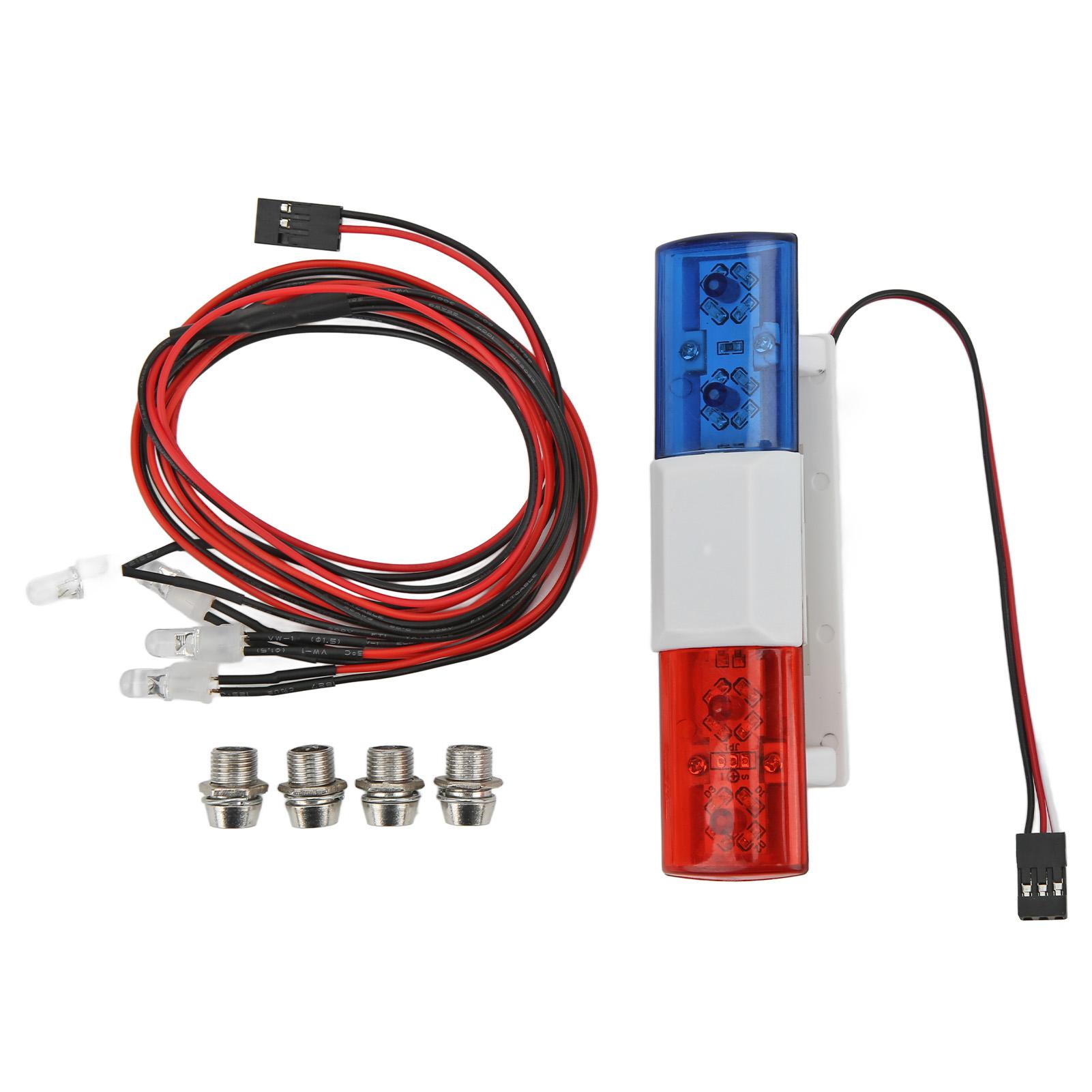 

RC Car LED Lights Remote Control Crawler Simulation Flash Lamp Bar White Light with 4 LightsOblate