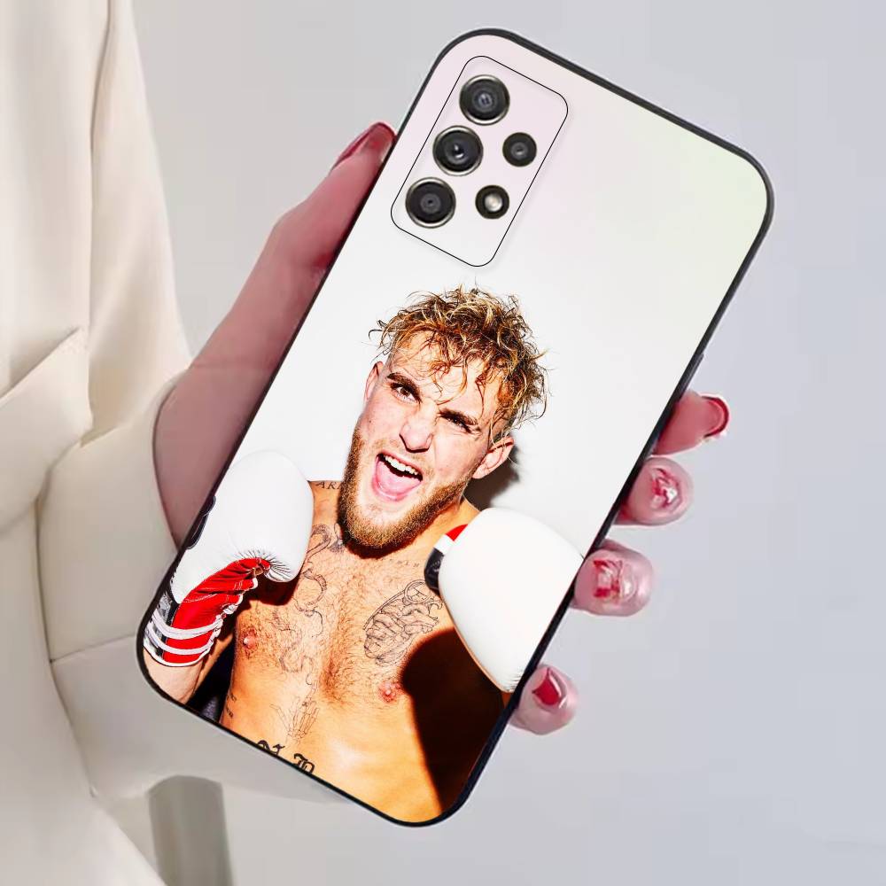 Boxing Star J-Jake Paul Phone Case For Samsung S25,S24,S21,S22,S23,S30,Ultra,S20,Plus,Fe,Lite,Note,10,Black Cover