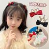 Children's Cute Three-dimensional Cat Ears Bow Girls Grab Clip Adult Rhinestone Hair Card Hair Accessories Hair Clips