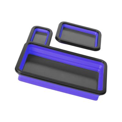 Faltbare magnetische Silikon-Werkzeugablage, rutschfestes Design, Teile-Organizer für Werkstatt, Auto, Zuhause, Aufbewahrungslösung