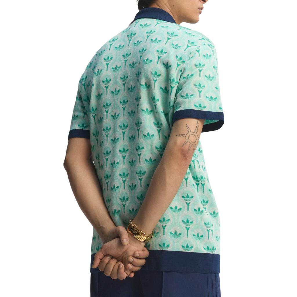 adidas Oryginalna dzianinowa koszulka polo z guzikami do golfa męskie topy KB3790