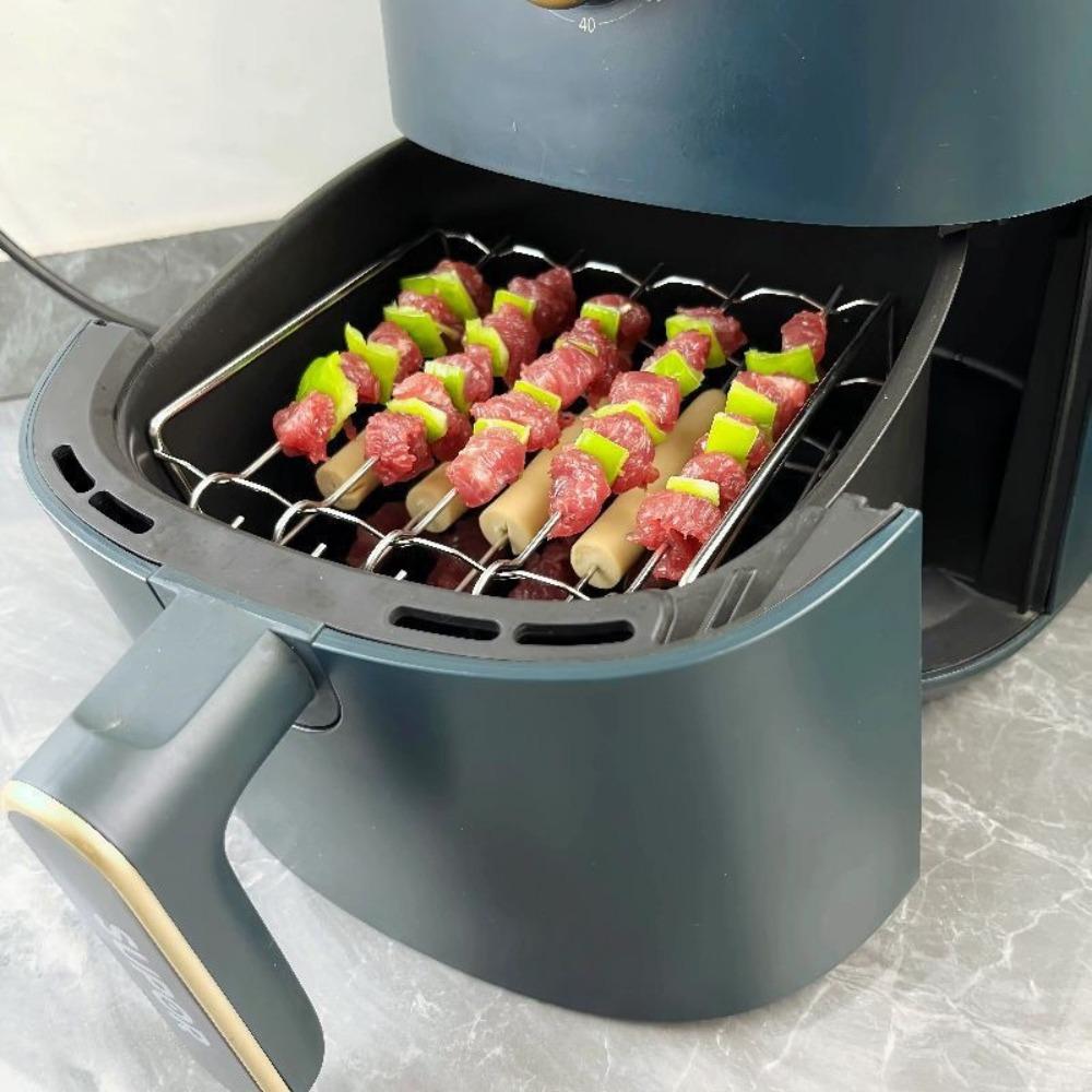 Cooking Rack Air Fryer Rack Three Layer Roast Meat Picks Outdoor Grill Set  Air Electric Fryer