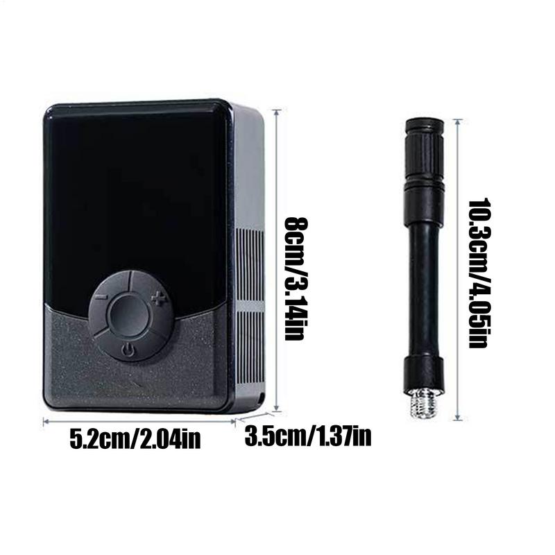 Portable Bike Tire Pump Air Pump for Tires Wireless Compact Inflator with Smart Protection for Scooter Motorcycle Bicycles Ball