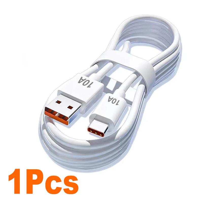 1/2/3Pcs 10A Cable 120W Super Fast Charging USB to Type C Cable For Android Highspeed Data Transfer For Xiaomi Redmi 2M Cable