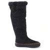 Excellent LOUIS VUITTON Boots Black Mouton Women 35 Used