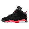 Air Jordan 6 Retro PS Reverse Infrared Salesman Kids Sneakers Black Light-Crimson IQ1277-001