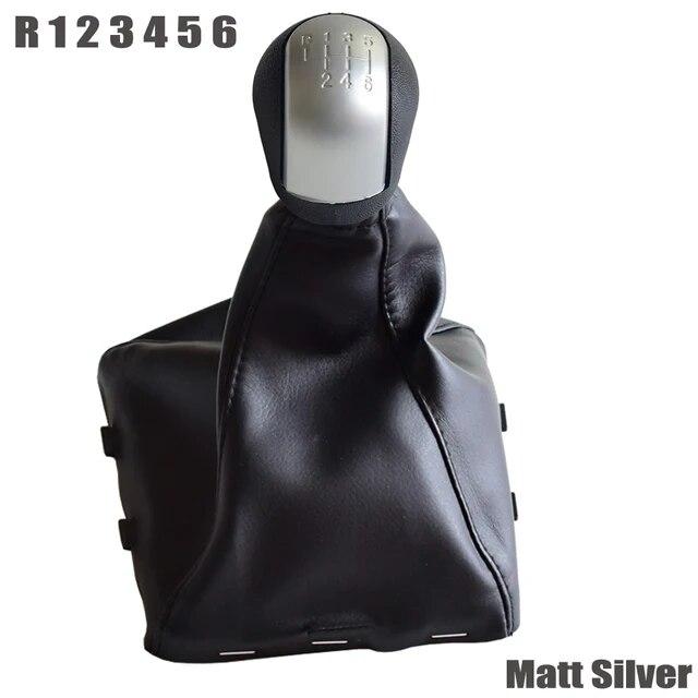 For Opel Vectra C B Corsa Astra G SIGNUM Combo 02-05 Manual 5 6 Speed Car Gear Shift Knob Lever HandBall With Gaiter Boot Cover