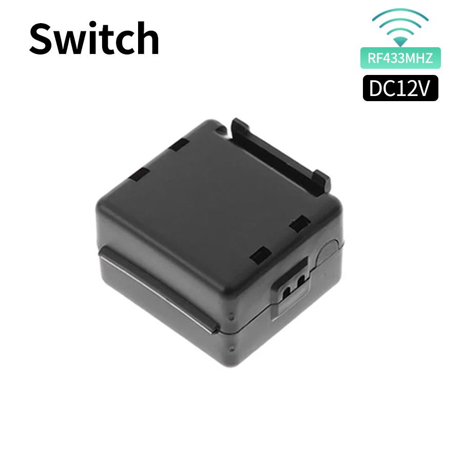 RF 433Mhz Wireless Light Switch DIY Module DC12V 1CH 10A Relay Receiver Transmitter Remote Control for Door Electromagnetic Lock