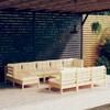 Day and Night - Day and Night Garden Furniture 11 Pieces Cream Pine Wood Cushions