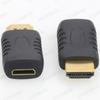 HDMI-compatible Male to Mini HDMI-compatible Female Full Converter for Computer HDTV Television Monitor Projector Gold Plated
