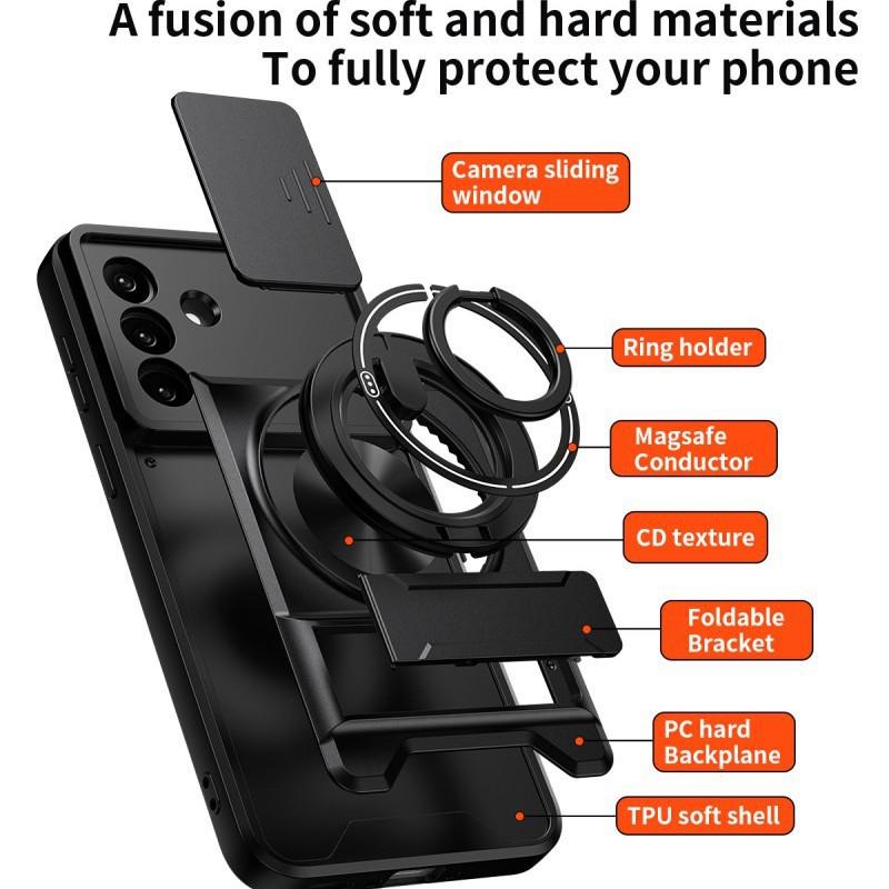 Magnetische Dual-Ständer Handyhülle für Samsung A27/A22/A57/A32/A71 - Schutzhülle