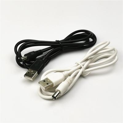 USB To DC5521 Power Cord Portable USB To 5.5x2.1mm Adapter Cable for LED Light, CCTV Cameras, Fan & Remote Control Toy