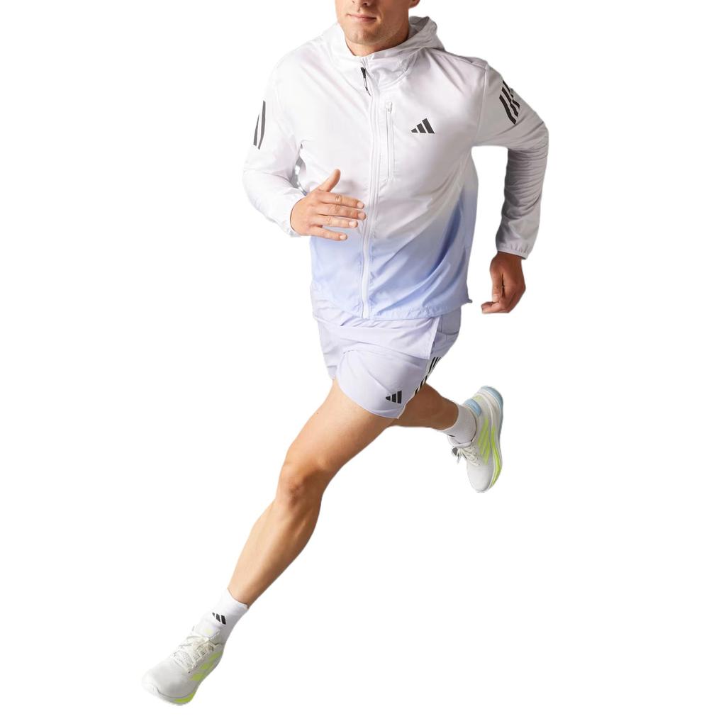 adidas Běžecká Pohodlná Všestranná Módní Ležérní Bunda Pánská Bunda Bílá JC9892