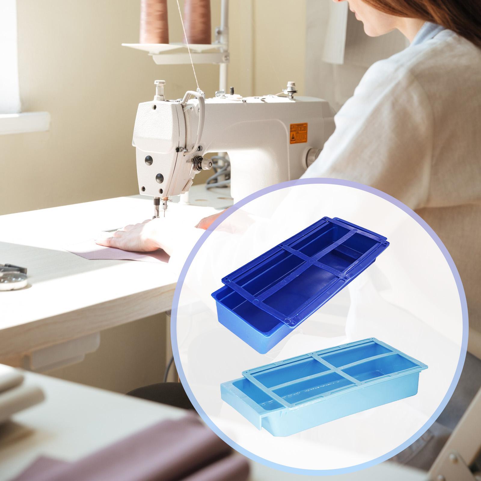 

Ящик для швейной машины под стол, Органайзер-контейнер из АБС-пластика для офисного комода, домашней швейной мастерской 26.3cmx13.3cm