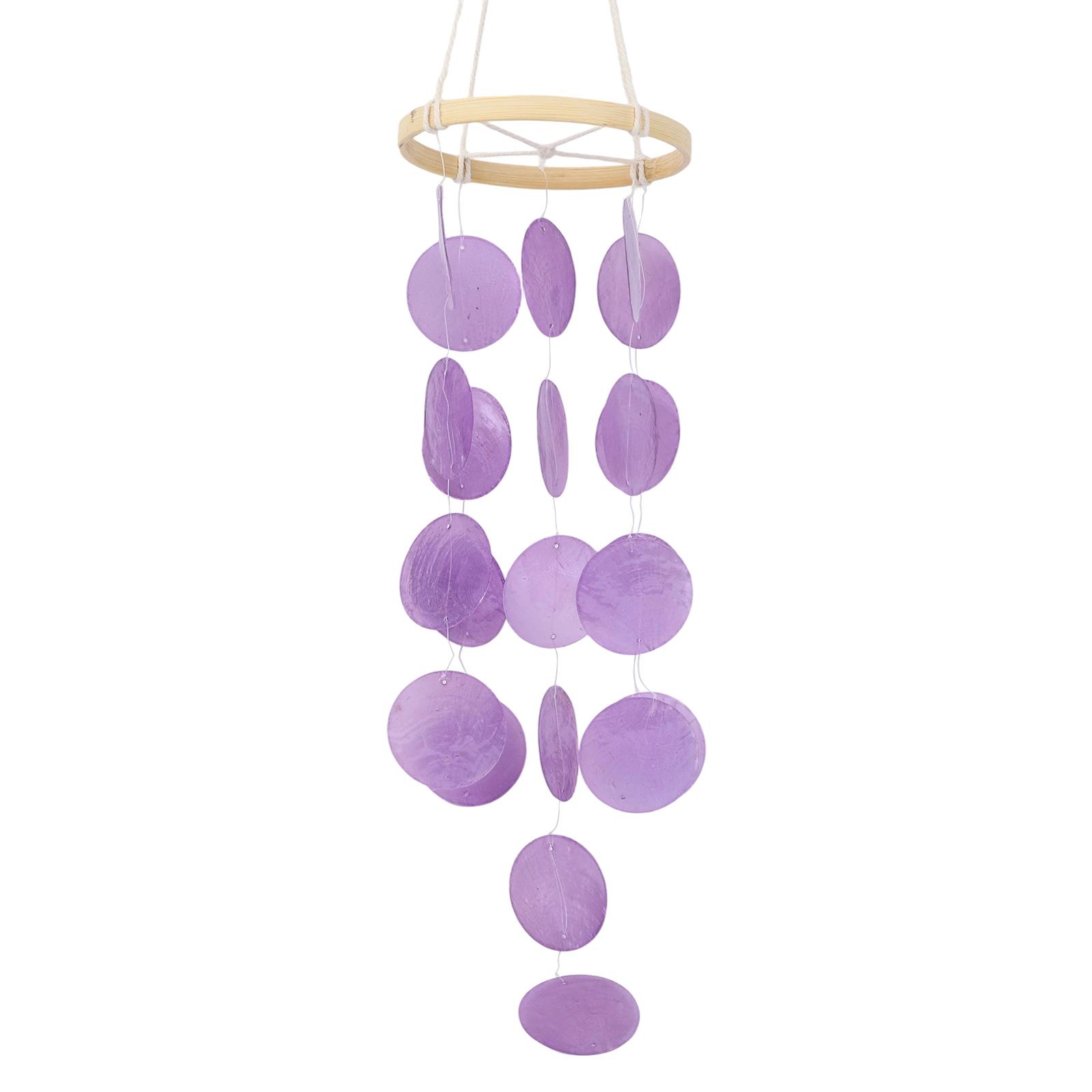 

Indoor Decoration Green Shell Wind Chimes Bohemian Style Wind Chime Boho Decor Soothing Sound Unique Design Visual Appeal