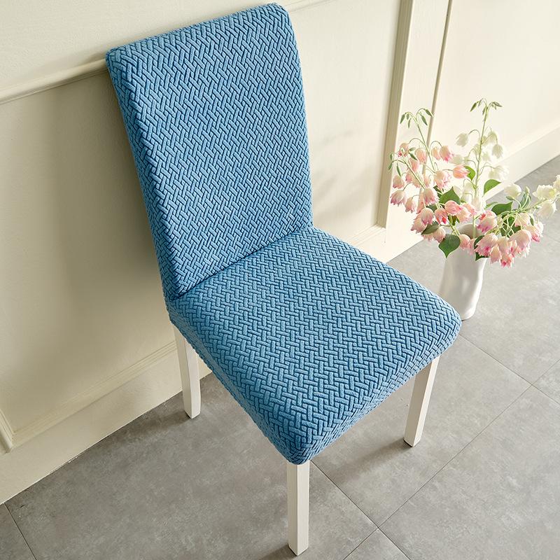 

Skirt Dining Table and Chair Furniture Case Thickened Half-pack Chair Cover Universal Elastic Stool Dining Chair Cover for Home 45*36*36cm