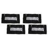 4PCS Under Bed Storage Box 90L Non Woven Foldable Underbed Storage Containers with Clear PVC Window for Clothes