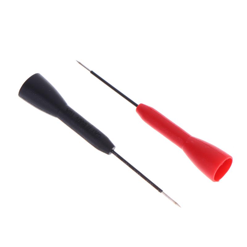 2Mm Test Lead Extension Cover Non Destructive Multimeter Probe Testing Needle For Test Lead Stainless Steel Pin