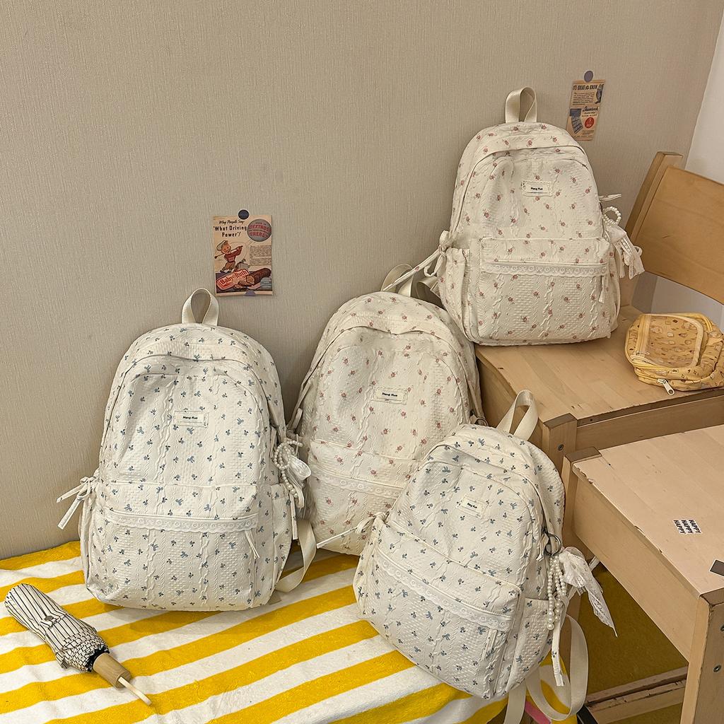 Zaino Dolce Stampato Zaino da Donna Nuovo Grande Capacità Zaino Scolastico per Studenti delle Medie Zaino Versatile Moda Donna