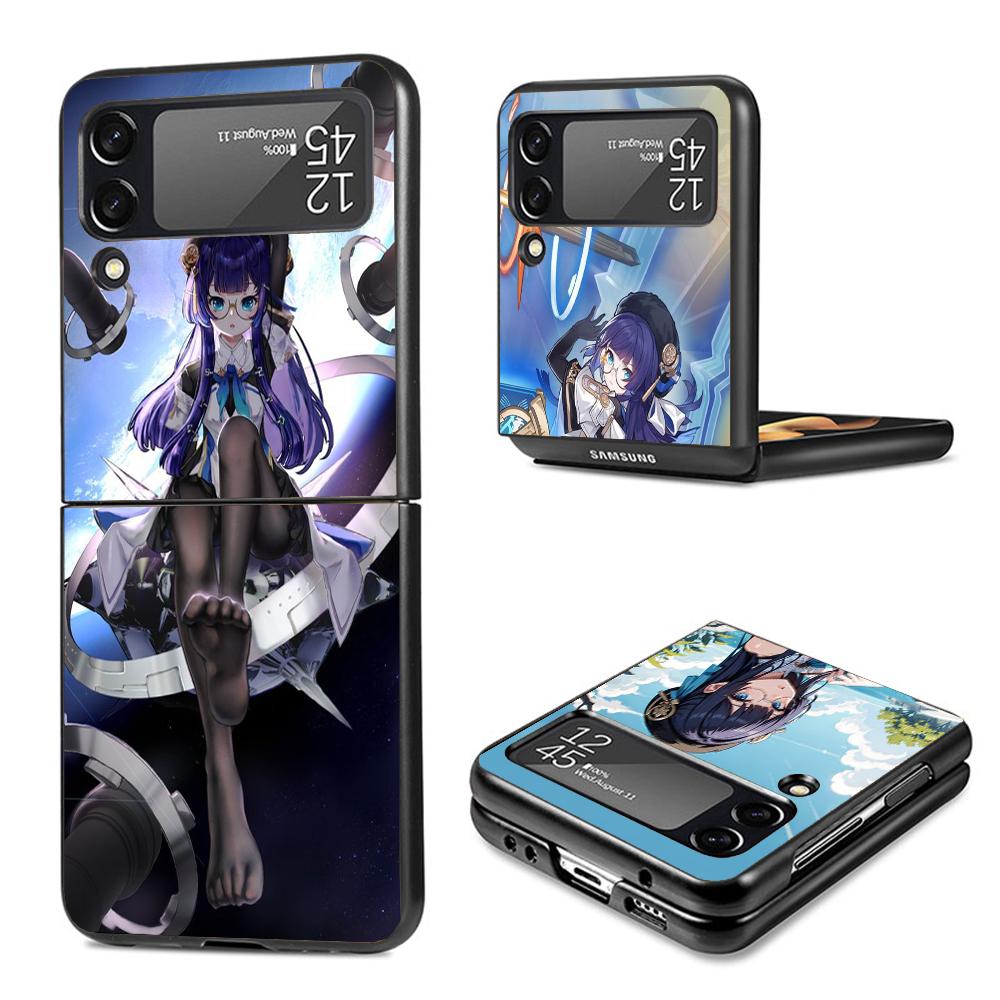 Honkai Star Rail Pelageya Phone Case For Samsung Galaxy Z Flip7 Flip6 5G Flip5 Flip4 Flip3 ZFlip 7 6 3 4 5 Shockproof Back Cover