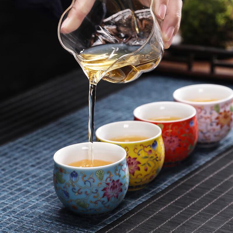 Chaxun Enamel Ceramic Tea Cup