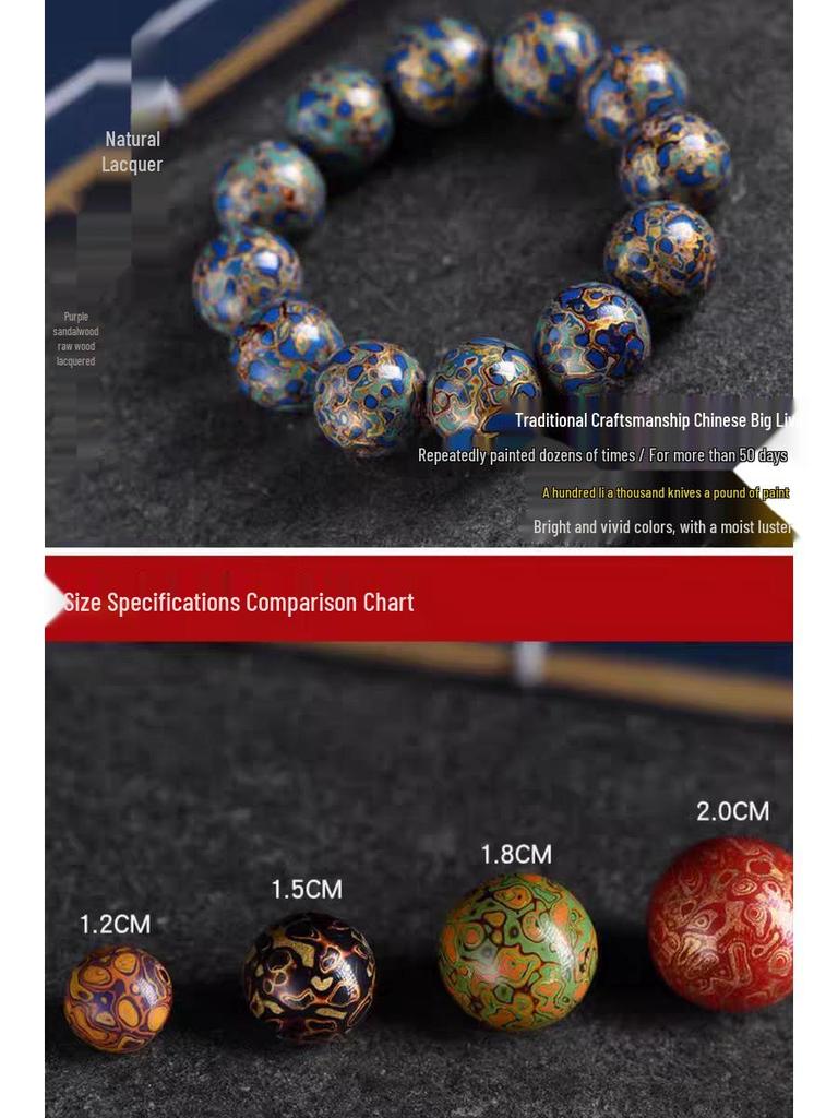 Authentisches High-End Perlmuttlack-Perlenarmband im neuen chinesischen Nationalstil