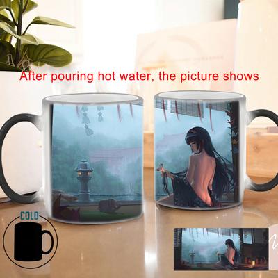 Newest Half Naked Girl Coffee Mugs BSKT-081 Ceramic Coffee Cups Wholesale Sublimation Blanks Porcelain Mugs Free Shipping Mug