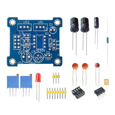 NE555 Impulsgenerator Impulsstarter Arbeitszyklus und Frequenz einstellbares Modul DIY Kit Oszillator Rechtecksignalgenerator