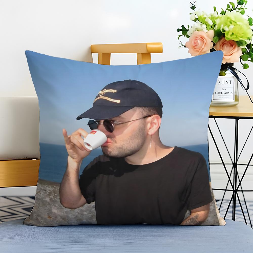 Casual Album Cover Music Fan Gifts O-Ordanns Cushion Cover Washable Linen Pillowcase Soft For Sofa Bed Cozy Home Room Decor