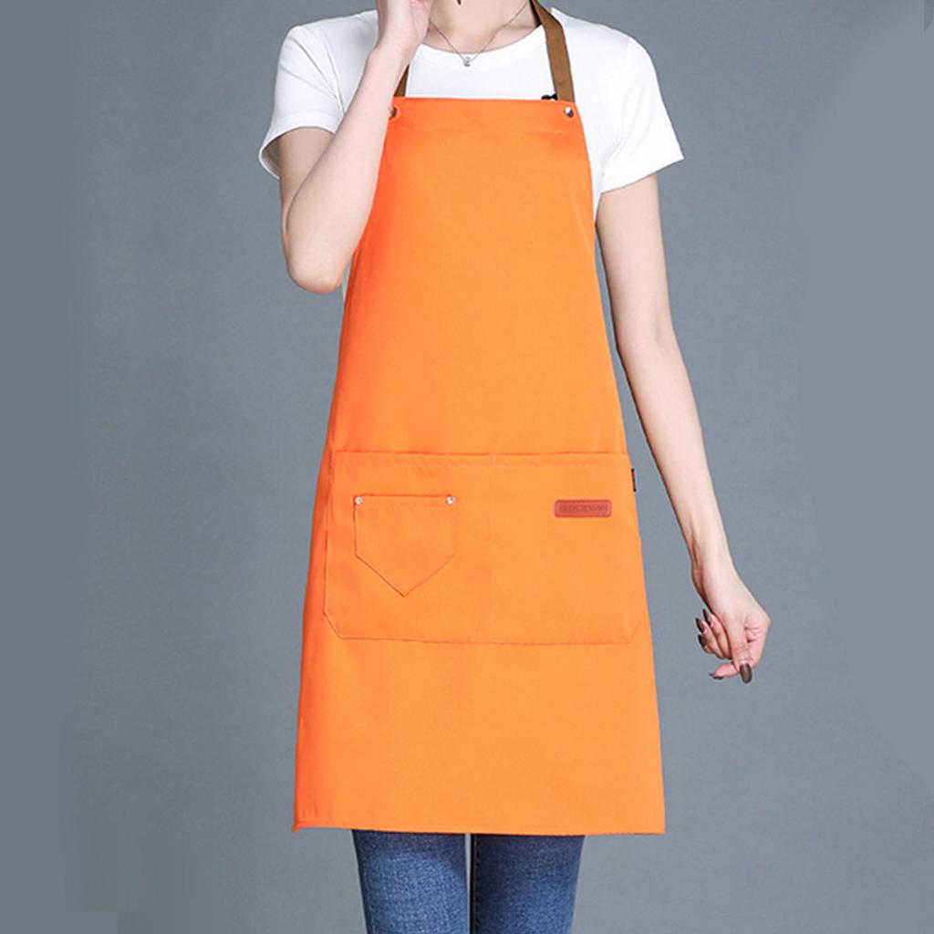 Water-Repellent Cooking Apron with Custom Print for Adults