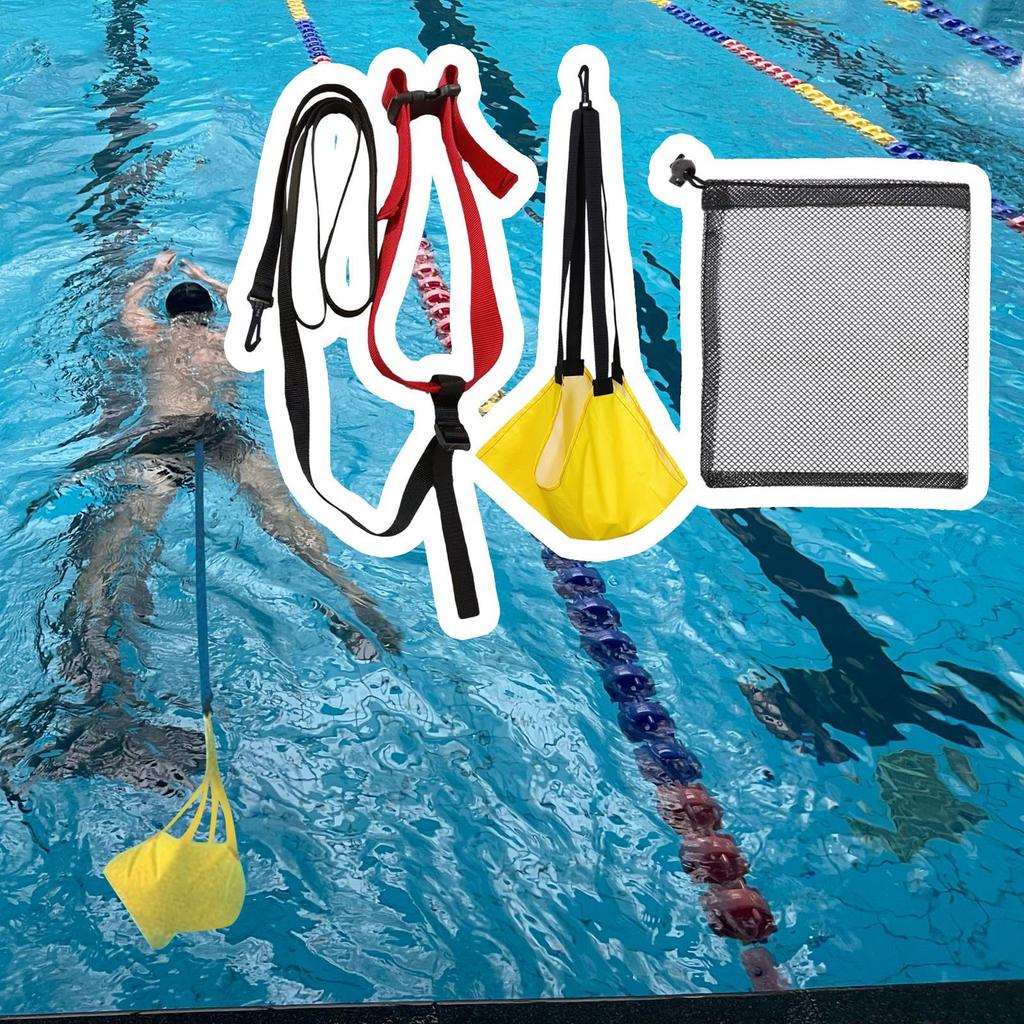 Aquatisches Widerstandstraining Set Schwimmfallschirm Verstellbare Ausrüstung für Wasseraktivitäten