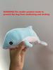 1 Couple Dolphin Pet Plush Toy - Soft and Durable Dog Dolphin Plush Toy