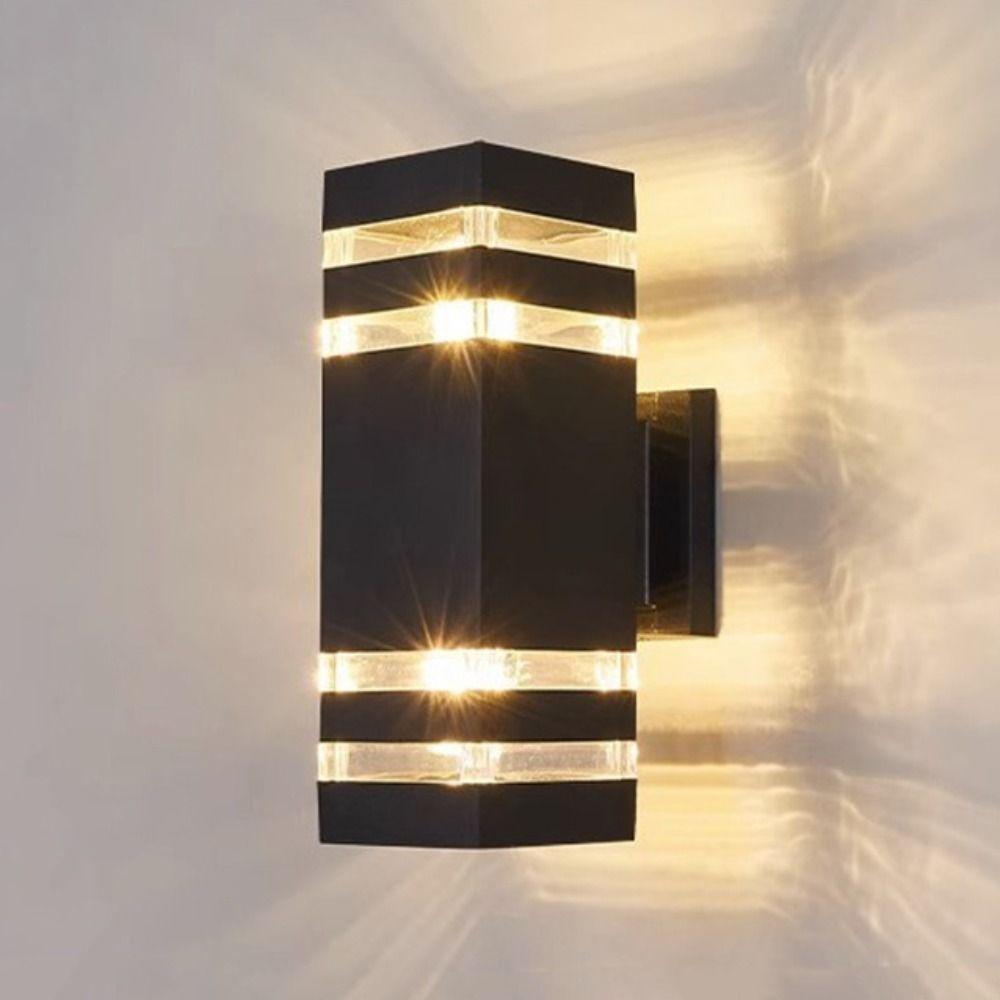 Modern Outdoor Sconce Up Down Lighting LED Wall Light Exterior Fixture Wall Lamp  Stair Corridor