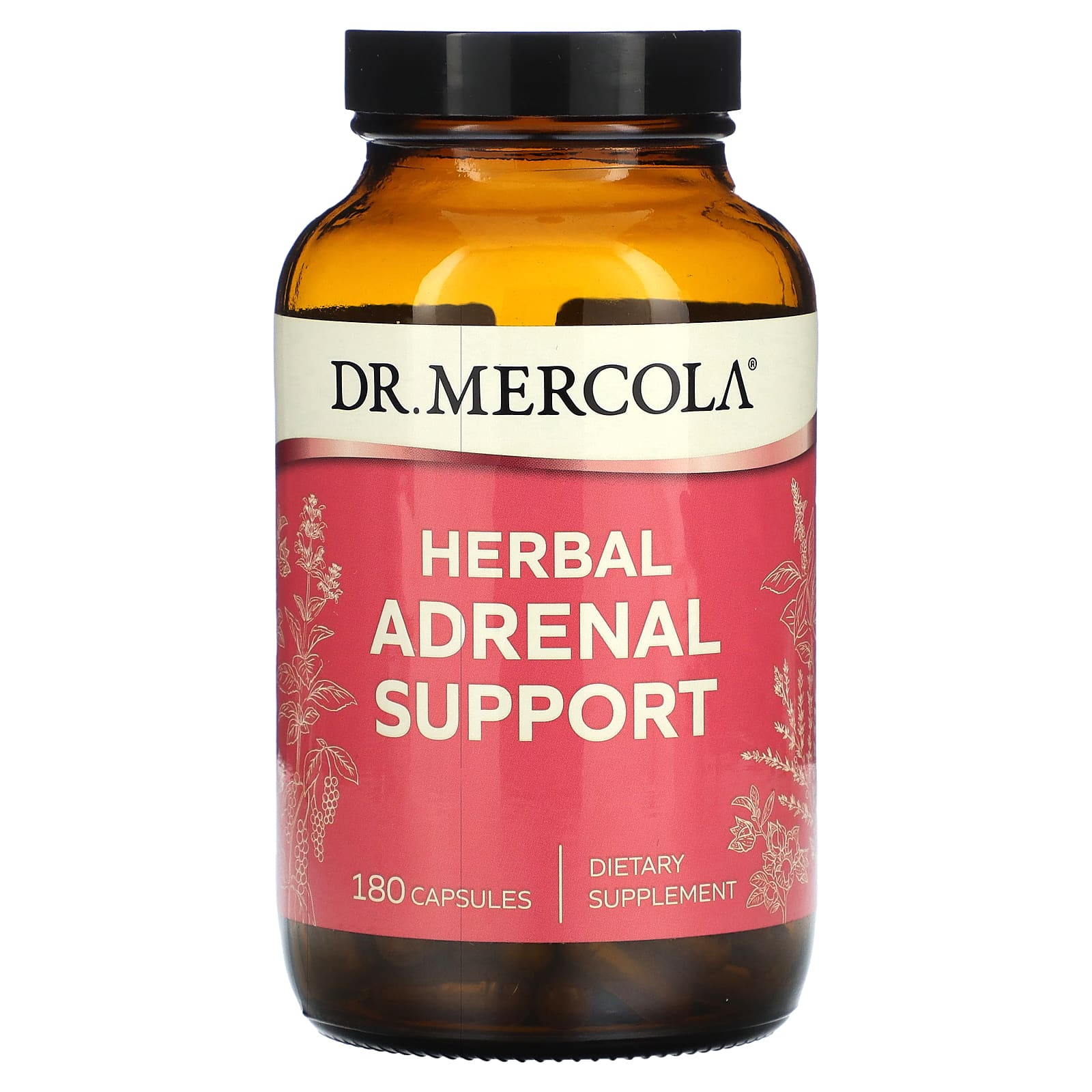 

Dr. Mercola, Herbal Adrenal Support, 180 Capsules