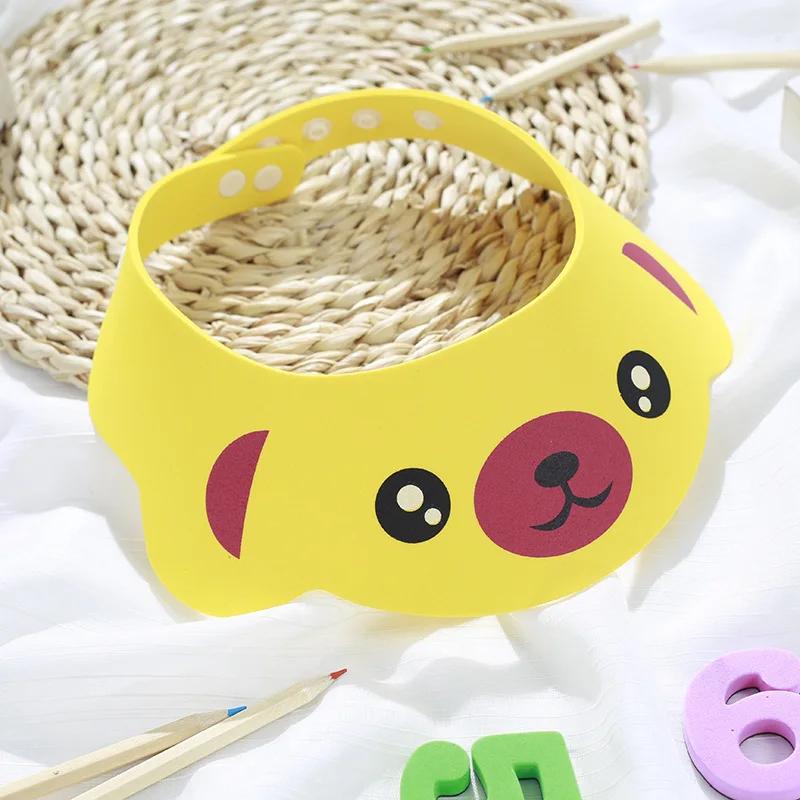 Shower Baby Soft Cap Adjustable Hair Wash Hat for Kids Ear Protection Safe Children Shampoo Bathing Shower Protect Head Cover