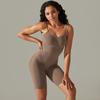 Seamless And Sexy Peach Hip One-piece Suspender Yoga Jumpsuit, Shapewear, Fitness Exercise Back Yoga Suit