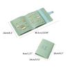 Ear Rings Collection Notebook PU Earring Storage Cases for Travelers Travel