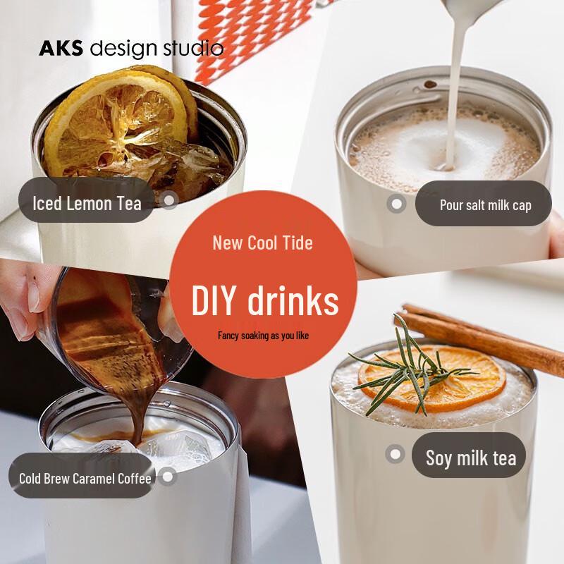 AKS Tragbare Isolierte Edelstahl-Tasse