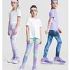 Pantalon de yoga léger à séchage rapide en soie glacée pour filles avec protection UV