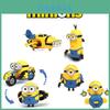 Meu Malvado Favorito Minions Kevin Stuart Bob Figura de Ação Modelo de Deformação Brinquedo Carro Colecione a Linha Completa Para Ação Máxima!